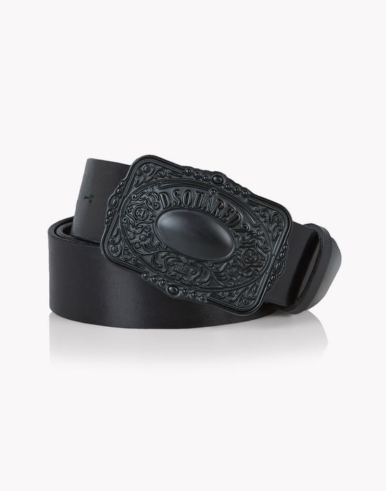 caravan buckle leather belt belts Man Dsquared2