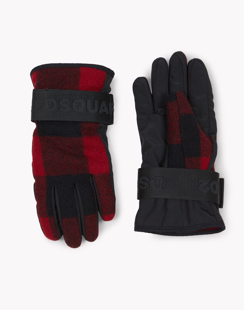 Dsquared2 Check Technical Ski Gloves Gloves Men Dsquared2 for how to wash ski gloves regarding Comfy
