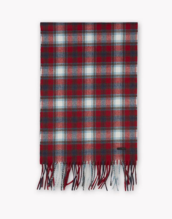 tartan wool flannel scarf other accessories Man Dsquared2