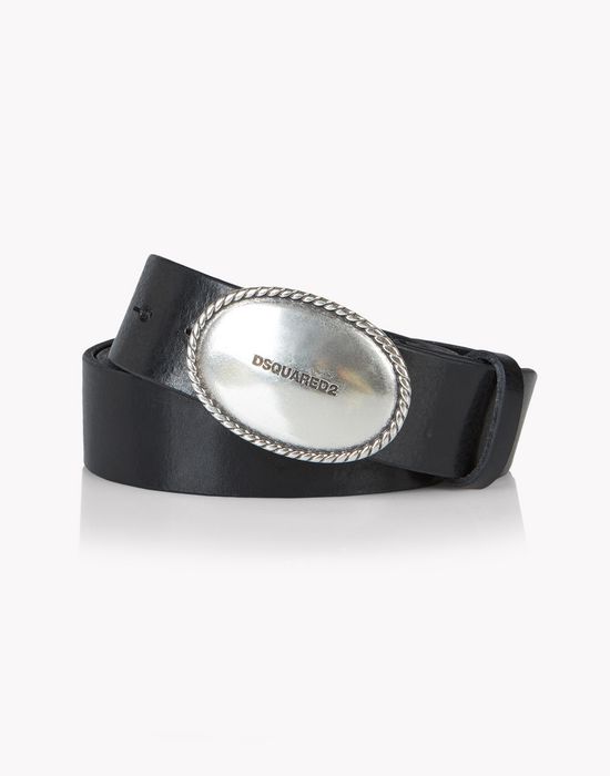 caravan buckle leather belt belts Man Dsquared2