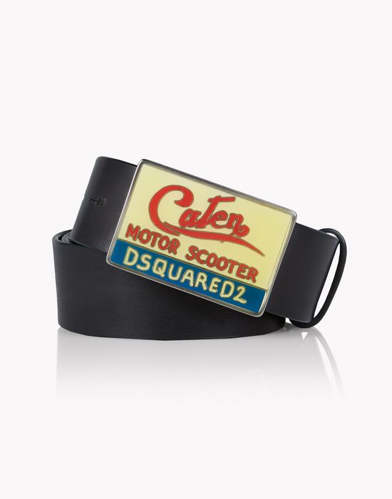 caten buckle leather belt belts Man Dsquared2