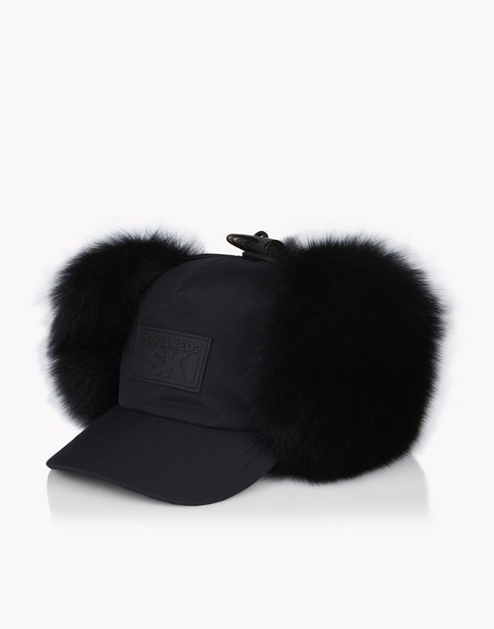 fur earmuff ski baseball cap other accessories Man Dsquared2