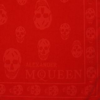 ALEXANDER MCQUEEN, Towels, Tonal Skull Towel