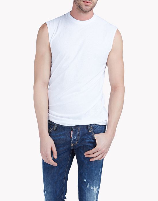 twisted fit tank top tops & tees Man Dsquared2