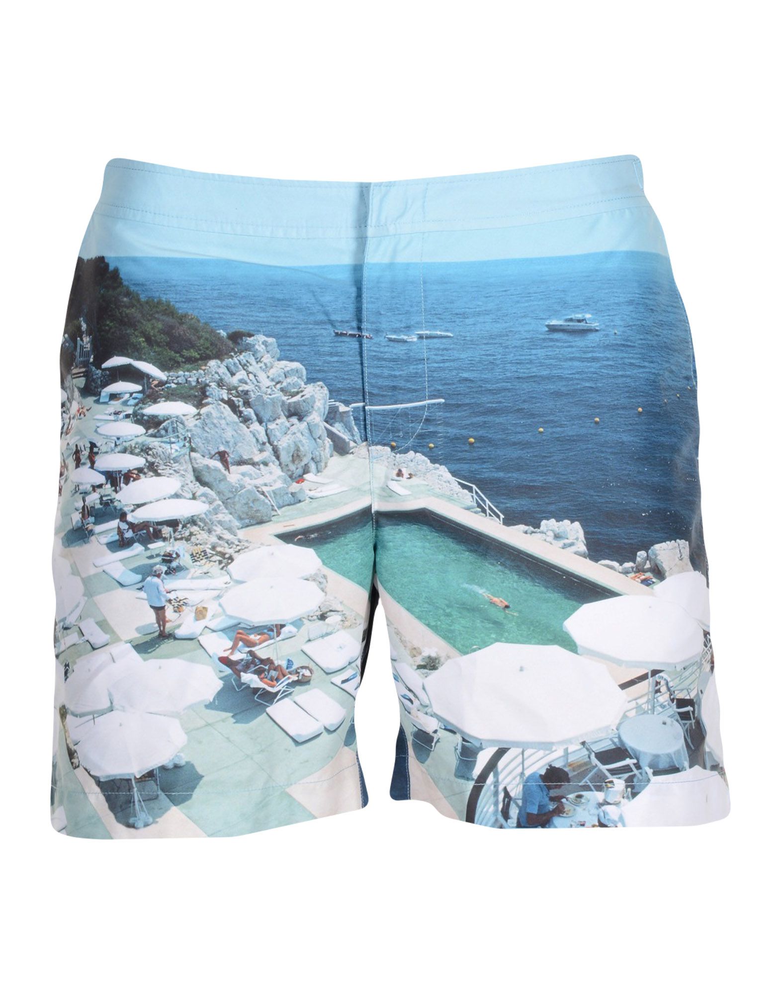 orlebar brown 平角泳裤 in pastel blue