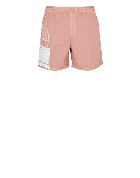Stone Island Sweat Shorts Pink 