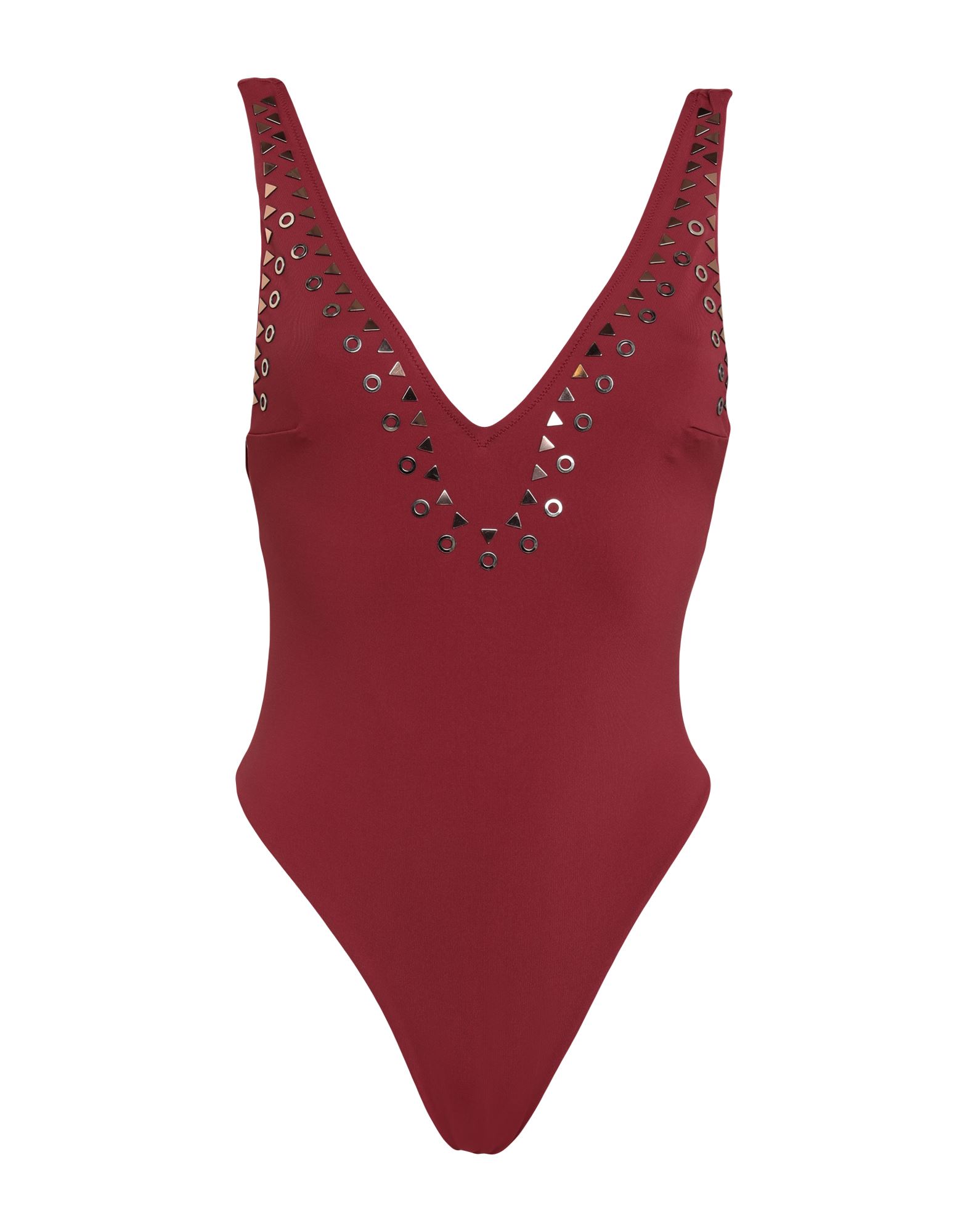 Miss Bikini Luxe One Piece Swimsuits In Brick Red Modesens