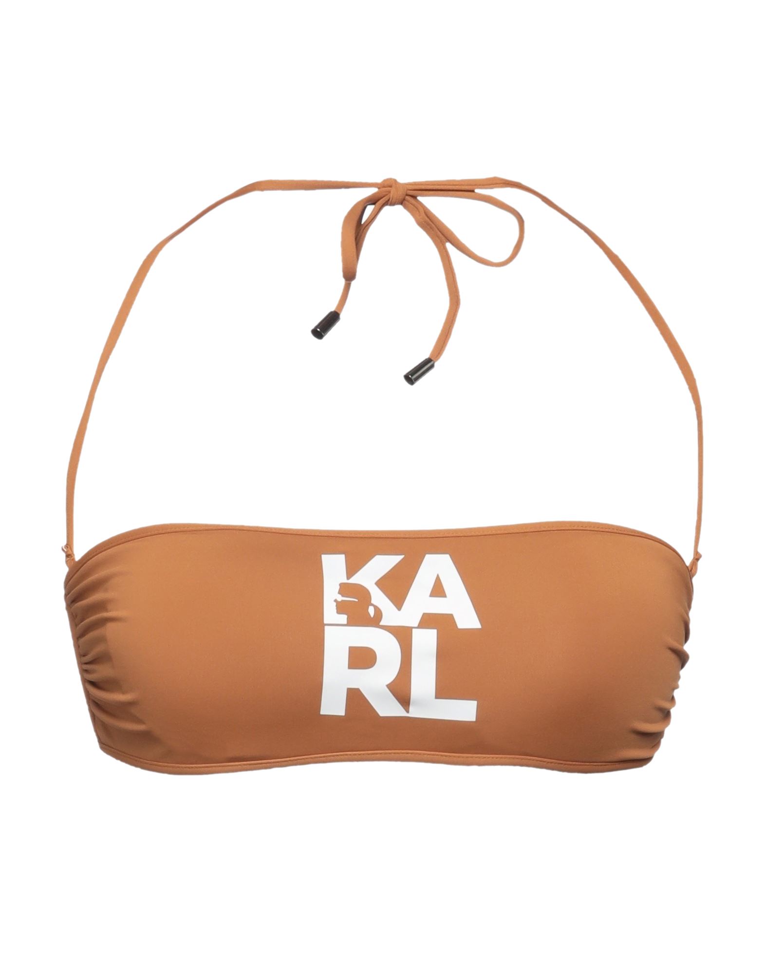 Karl Lagerfeld Bikini Tops In Tan Modesens