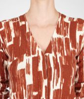 Bottega Veneta® Pearl Brique Cashmere Brushes Print Cardigan Bottega Veneta® Pearl Brique Cashmere Brushes Print Cardigan
