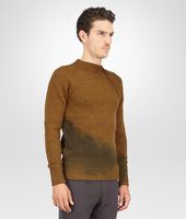 Bottega Veneta® Bronze New Army Dip-Dye Wool Sweater Bottega Veneta® Bronze New Army Dip-Dye Wool Sweater