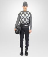 Bottega Veneta® HANDGESTRICKTER KASCHMIRPULLOVER MIT RAUTENMUSTER MEHRFARBIG Bottega Veneta® HANDGESTRICKTER KASCHMIRPULLOVER MIT RAUTENMUSTER MEHRFARBIG