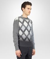 Bottega Veneta® HANDGESTRICKTER KASCHMIRPULLOVER MIT RAUTENMUSTER MEHRFARBIG Bottega Veneta® HANDGESTRICKTER KASCHMIRPULLOVER MIT RAUTENMUSTER MEHRFARBIG