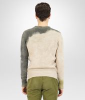 Bottega Veneta® Mist Sergeantdip-Dye Wool Sweater Bottega Veneta® Mist Sergeantdip-Dye Wool Sweater