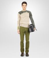 Bottega Veneta® Mist Sergeantdip-Dye Wool Sweater Bottega Veneta® Mist Sergeantdip-Dye Wool Sweater