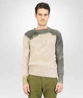 Bottega Veneta® Mist Sergeantdip-Dye Wool Sweater Bottega Veneta® Mist Sergeantdip-Dye Wool Sweater
