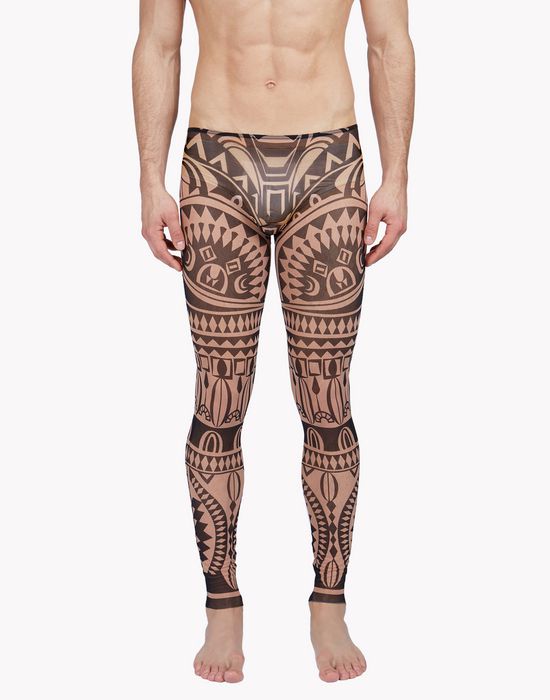 tattoo leggings underwear Man Dsquared2