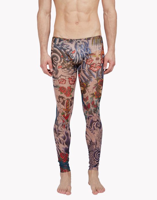 tattoo leggings underwear Man Dsquared2