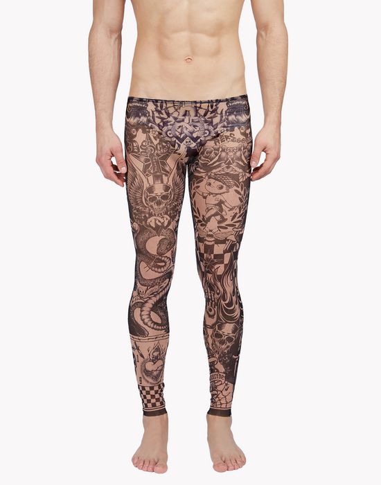 tattoo leggings underwear Man Dsquared2