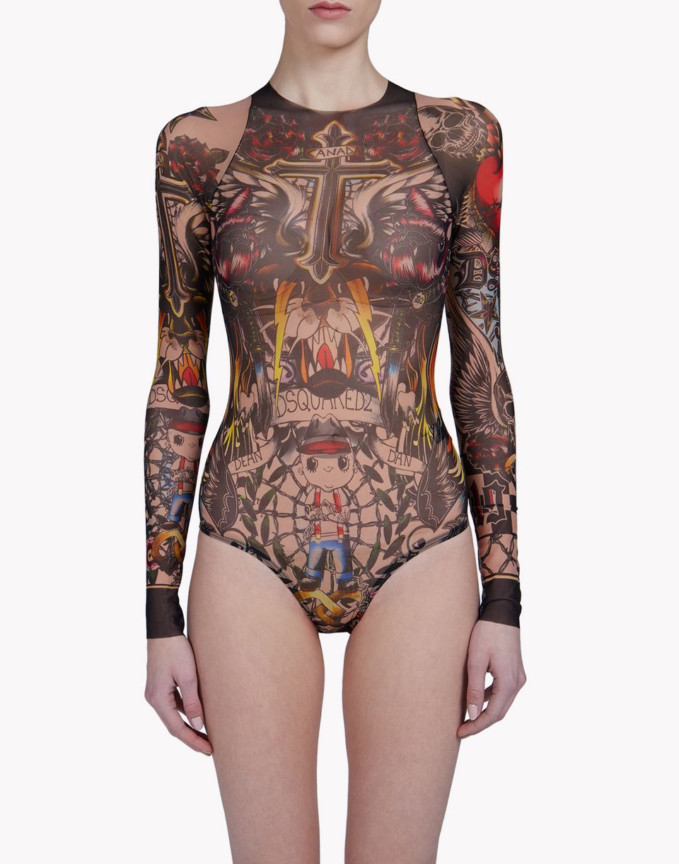 dsquared2 tattoo bodysuit skin color bodies for women official dsquared2 tattoo bodysuit skin color bodies for women official