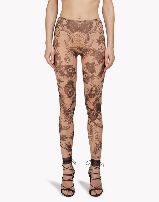 tattoo leggings underwear Woman Dsquared2