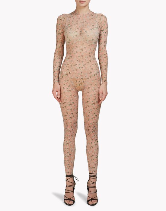 floral body jumpsuit underwear Woman Dsquared2