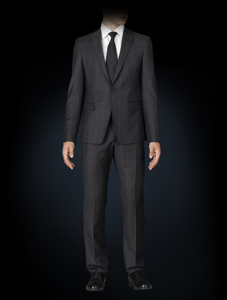 One button suit