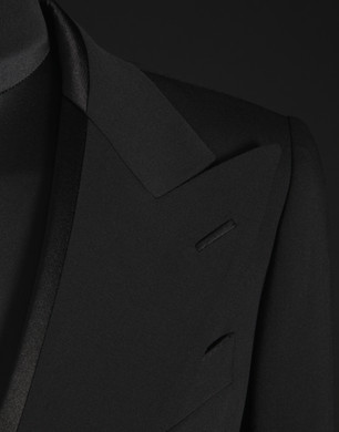 Satin and Wool Voile Blazer - Blazers - Dolce&Gabbana - Summer 2014 Satin and Wool Voile Blazer - Blazers - Dolce&Gabbana - Summer 2014