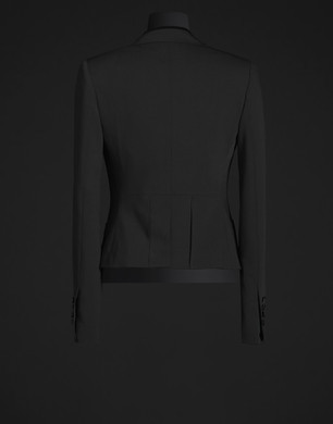 Satin and Wool Voile Blazer - Blazers - Dolce&Gabbana - Summer 2014 Satin and Wool Voile Blazer - Blazers - Dolce&Gabbana - Summer 2014