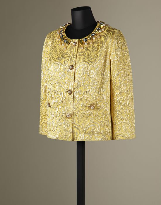 CHAQUETA DE BROCADO - Trajes de chaqueta - Dolce&Gabbana - Invierno 2014 CHAQUETA DE BROCADO - Trajes de chaqueta - Dolce&Gabbana - Invierno 2014