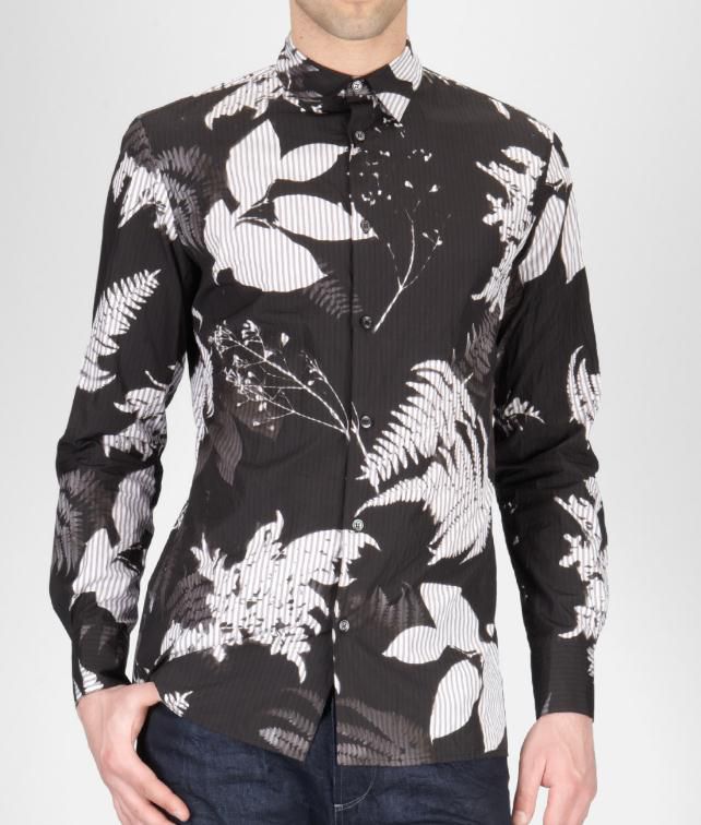 BOTTEGA VENETA Cotton Printed Shirt Tops, tees and shirts U fp
