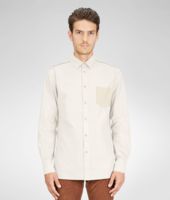 Bottega Veneta® Antique Light Cotton Jersey Shirt Bottega Veneta® Antique Light Cotton Jersey Shirt