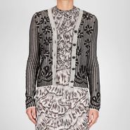 Jacquard Cotton Cardigan - Sweater and top - BOTTEGA VENETA - PE13 - 730