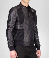 Bottega Veneta® Goatskin Viscose Jersey Blouson Bottega Veneta® Goatskin Viscose Jersey Blouson