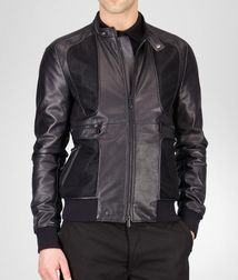 Coat or JacketReady to Wear86% Viscose, 5% Elastane, LeatherBlue Bottega Veneta®