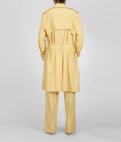 Bottega Veneta® Fluid Light Wool Gabardine Trench Bottega Veneta® Fluid Light Wool Gabardine Trench