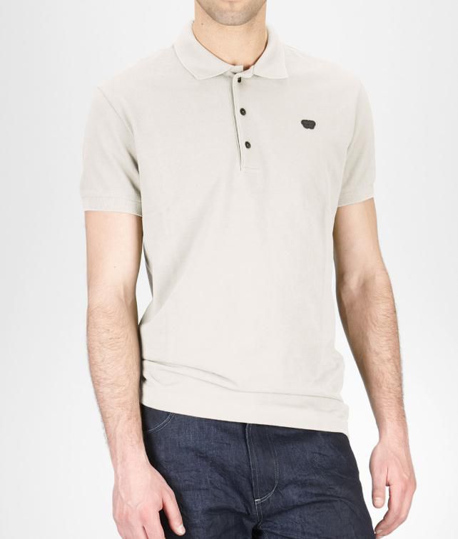 BOTTEGA VENETA Cotton Piquet Polo Shirt Tops, tees and shirts U fp