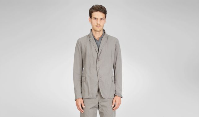 BOTTEGA VENETA - Washed Light Cotton Jacket