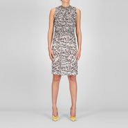 Studded Trompe L'Oeil Silk Printed Dress - Dress - BOTTEGA VENETA - PE13 - 2250