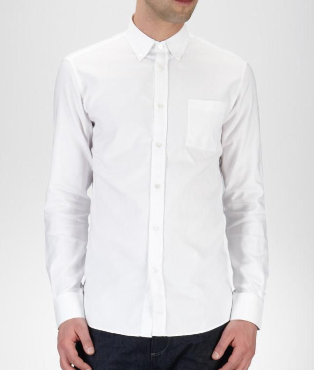 BOTTEGA VENETA Oxford Cotton Shirt Tops, tees and shirts U fp