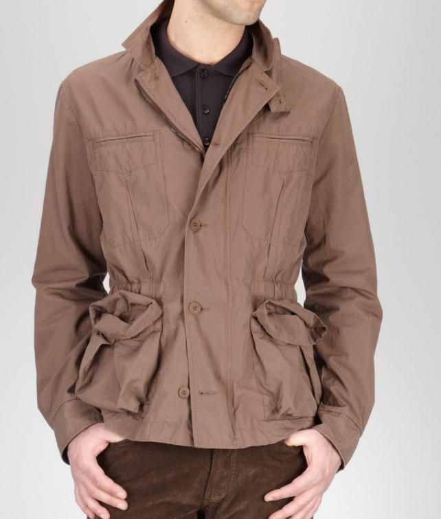 BOTTEGA VENETA Washed Light Cotton Trench Coat or Jacket U fp