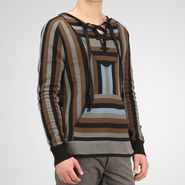 Striped Crepe Cotton Shirt - Top or Sweater - BOTTEGA VENETA - PE13 - 1350