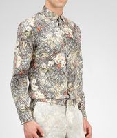 Bottega Veneta® Floral Print Cotton Shirt Bottega Veneta® Floral Print Cotton Shirt