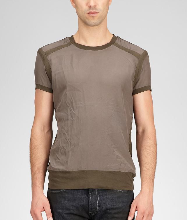 BOTTEGA VENETA Silk Jersey T-Shirt Tops, tees and shirts U fp