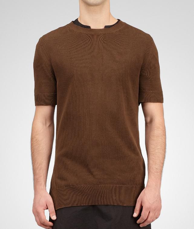 BOTTEGA VENETA Crepe Cotton Sweater Tops, tees and shirts U fp