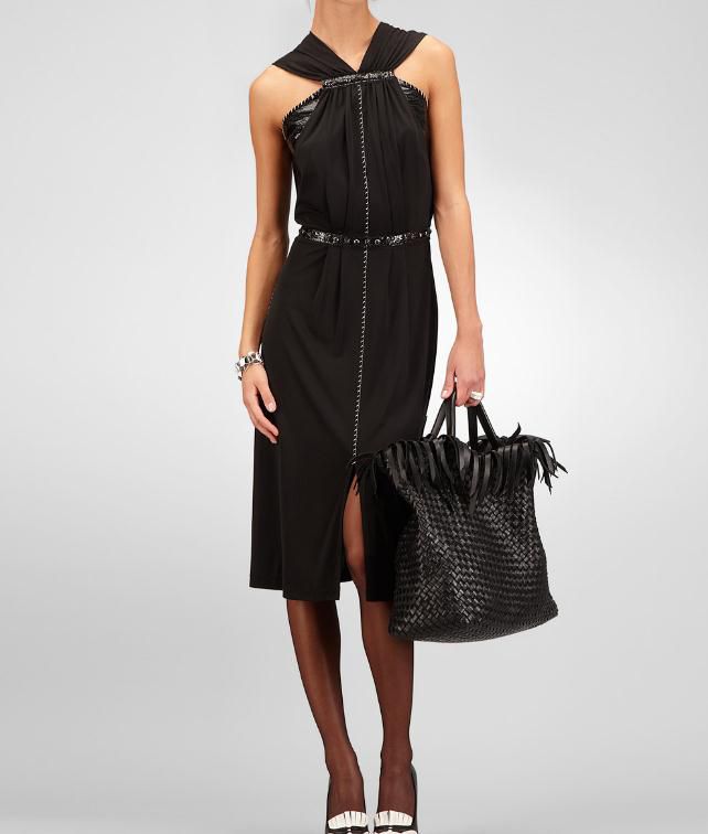 BOTTEGA VENETA Jersey Ayers Embroidered Studded Dress Dress D fp