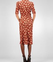 Bottega Veneta® Silk Embroidered Studded Marguerite Print Dress Bottega Veneta® Silk Embroidered Studded Marguerite Print Dress