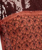 Bottega Veneta® Silk Ayers Sequin Perforated Flower Top Bottega Veneta® Silk Ayers Sequin Perforated Flower Top