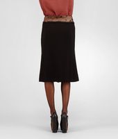 Bottega Veneta® Silk Embroidered Perforated Flower Skirt Bottega Veneta® Silk Embroidered Perforated Flower Skirt