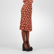 Crepe Silk Marguerite Print Skirt - - BOTTEGA VENETA - PE13 - 439