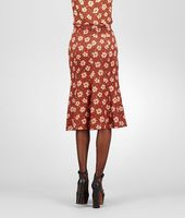 Bottega Veneta® Crepe Silk Marguerite Print Skirt Bottega Veneta® Crepe Silk Marguerite Print Skirt